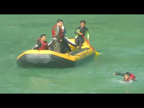 Man Rescue River Rafting Boat Sikkimboat fails of the week