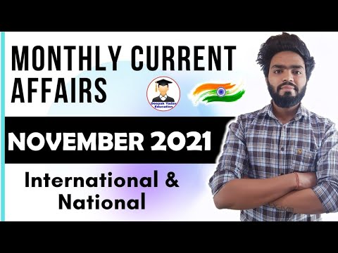 November 2021 Monthly Complete Compilation | Monthly Current Affairs of November 2021 #upsc #IAS
