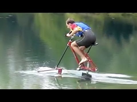 PEOPLE ARE AWESOME - Flying on water