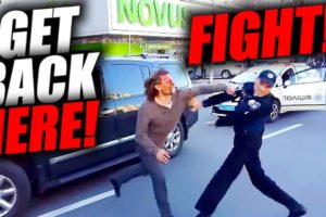 STREET FIGHT! & Instant Karma Police | Hood Fights, American Road Rage, Instant Justice | Car Crash