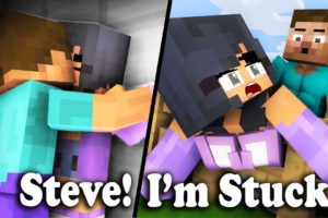 Steve I'm Stuck - Compilation Season1! Alex Aphmau and Steve Life // Minecraft Animation