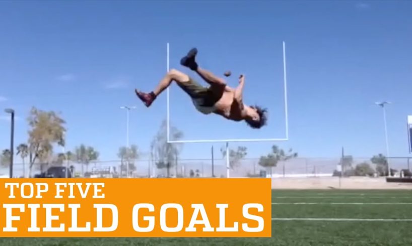 TOP FIVE - FOOTBALL FIELD GOALS | PEOPLE ARE AWESOME