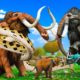 Woolly Mammoth vs Giant Snake Fight Baby Elephant Saved By Mammoth Giant Animals Epic Battle Fights