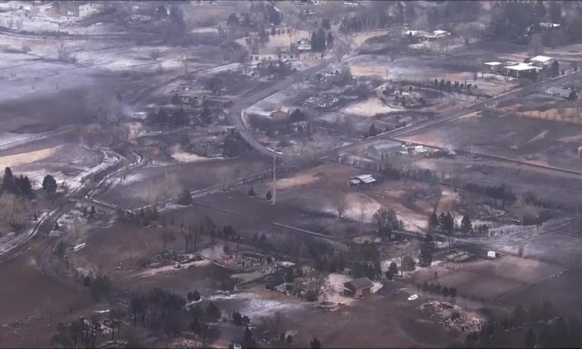 Chopper video shows devastation in Boulder County caused by Marshall Fire