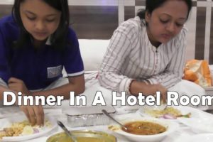Cool Weather So We Had A Dinner In A Hotel Room | Rice | Chicken | Biryani | Dal | Sheetal Plaza
