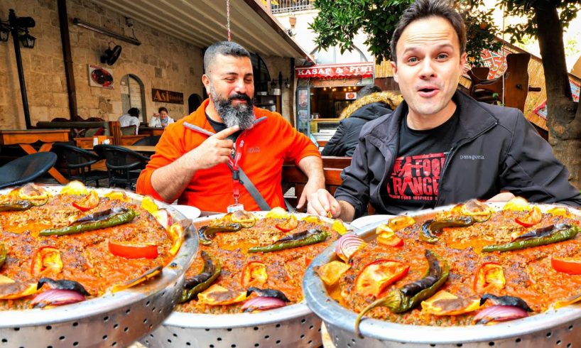 DEEPEST Street Food Tour of Turkey near Syrian Border - 5 UNIQUE Street Foods + BEST Hummus Masters!