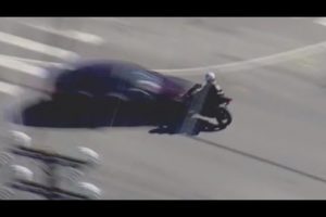 Deadly crash catapults motorcyclist 100 feet
