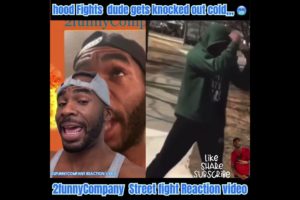 Hood Fights Dude gets knocked out cold 🥶 2funnyCompany Reaction video 18+