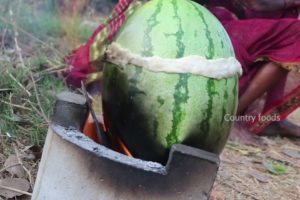 How to cook watermelon chicken | Water melon chicken By Mastanamma | Country foods