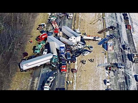 IDIOTS VS TRUCKS Truck Crash Compilation Most idiots & Dangerous Truck Crashes Compilation #carcrash