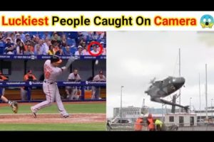 Luckiest people caught on camera | lucky moment caught on camera | #shorts#caughtoncamera#lucky
