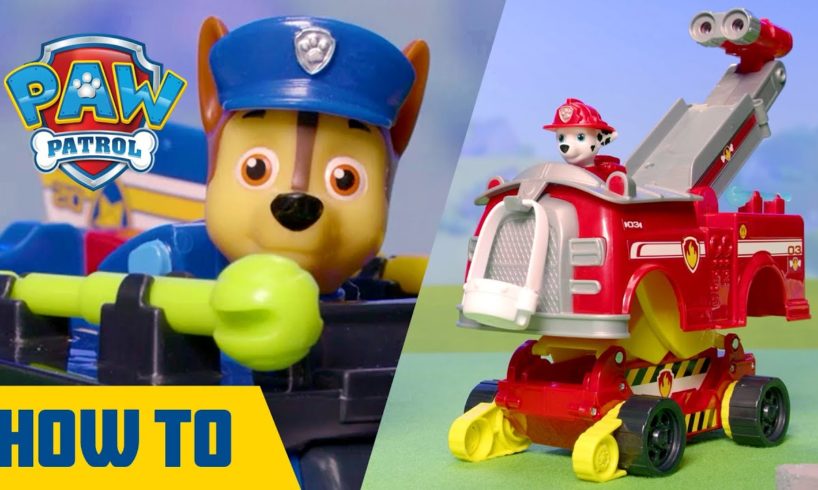 NEW PAW Patrol Rise & Rescue Vehicles! | How to Play | Toys for Kids