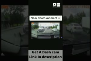 Near Death Moment Caught On Dash Camera #SHORTS