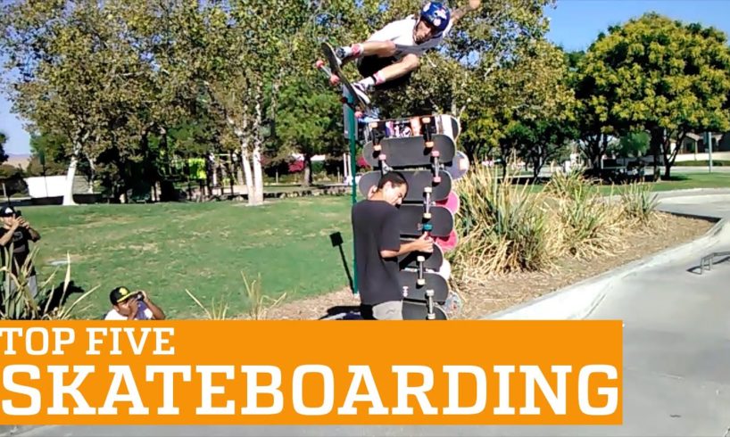 PEOPLE ARE AWESOME: TOP FIVE - SKATEBOARDING