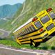 School Bus crashes #41 BeamNG Drive #shorts