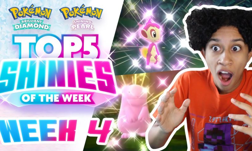 TOP 5 SHINY REACTIONS of the WEEK! AMAZING! Pokemon Brilliant Diamond and Shining Pearl!