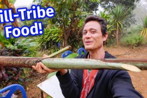 Thailand Hill Tribe Food!! UNIQUE MOUNTAIN FOOD of Karen People!