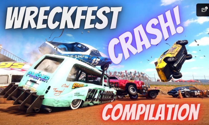 Wreckfest ps5 crash compilation - wrecks flips and near misses