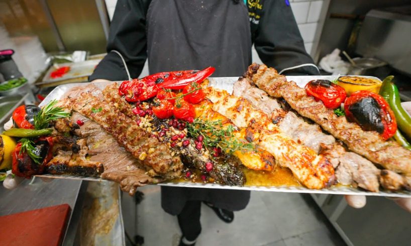 27 Iranian Foods in One Day - MEAT MOUNTAIN!! Ultimate Persian Food Tour in Dubai!