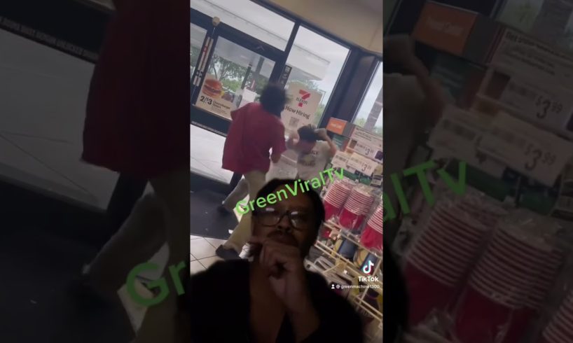 7-Eleven Hood fights #Greenviraltv#all over that school coffee cake