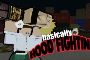 Basically Hood Fighting Roblox