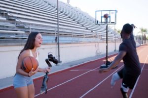 Basketball Star Stephania Ergemlidze Races World's Fastest Man | Are You Faster Than Blake Leeper