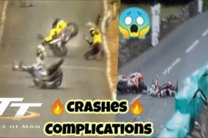 Best of Isle of man tt crashes compilation🔥