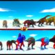 CARNIVORE DINOSAURS vs HERBIVORE DINOSAURS Tournament - Animal Revolt Battle Simulator ARBS