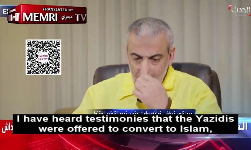 Captured Senior ISIS Commander Abdul Nasser Qaradash Discusses ISIS Leader Abdullah Qaradash's Death