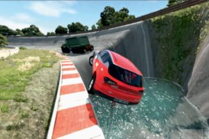 Cars vs Potholes Road Crashes Compilation | BeamNG Drive # 27