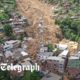 Dramatic footage shows moment deadly Brazil mudslide started