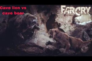 FAR CRY PRIMAL - CAVE BEAR VS CAVE LION - ANIMAL FIGHTS!!!!