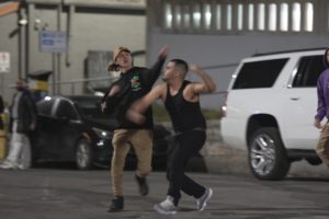 Fight Breaks Downtown Austin TX 1-24-2022