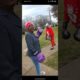 Hood fights two twin grandma's