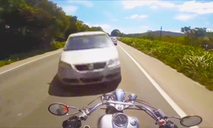 IDIOT IN CAR vs BIKE ACCIDENT - Near Death Captured On GoPro & Camera Compilation #8