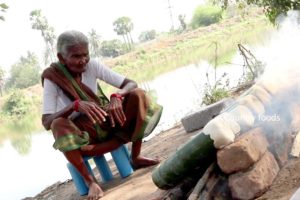 MY 100 Years Old Grandma Making Bamboo Chicken Biryani | Bamboo chicken Biryani | Mastanamma