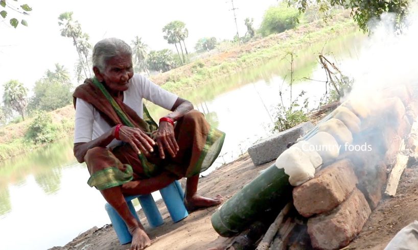 MY 100 Years Old Grandma Making Bamboo Chicken Biryani | Bamboo chicken Biryani | Mastanamma