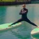 Man Does Splits Between Paddle Boards & More! | Gymnastics IRL
