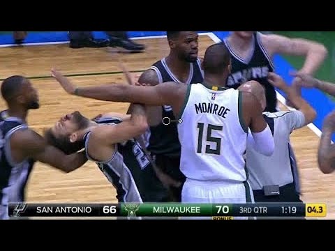 NBA Fights and Heated Moments Compilation