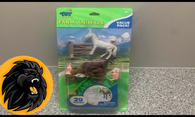 Opening Plastic Farm Animals 🐮 Cow Dog Rabbit Horse Chicken Farming Toys | Animal Toy Surprise Pack