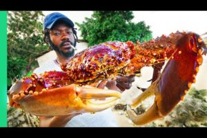 RARE Jamaican Seafood and Eating POISON Fish!! Montego Bay Food Tour!!