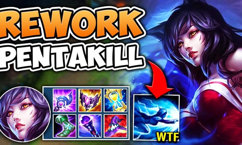 REWORKED AHRI IS ABSOLUTELY NUTS AND BROKEN (AMAZING PENTAKILL) - League of Legends