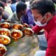 Small Arrangements for The Needy People | Rice with Mutton Curry | Potato Cauliflower Curry