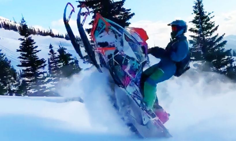 Snowmobiler Wheelies Down Mountain & More! | Best Of The Week