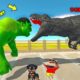 T-REX vs EVERY UNIT |SHINCHAN CHOP Fights DINOSAUR😱|Animal Revolt Battle Simulator|😂Funny game Hindi