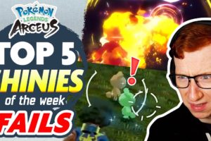 TOP 5 SHINY FAILS of the WEEK! Pokemon Legends Arceus Shiny Montage! Week 2