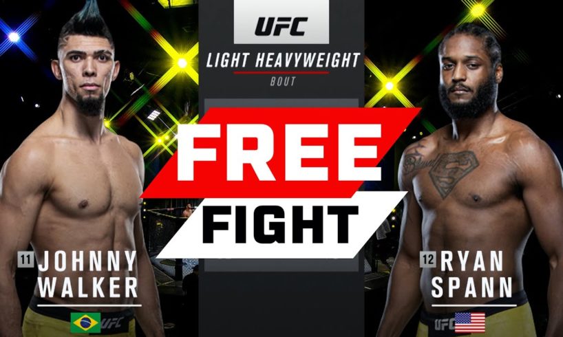 UFC Vegas 48 Free Fight: Johnny Walker vs Ryan Spann