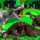 Zombie Allosaurus and Ankylosaurus Fight - Animal Fights Videos | Giant Animals