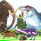 Zombie Dinosaur vs Dragon Fight Woolly Mammoth Elephant Giant Animal Fights Cartoon Animal Battle