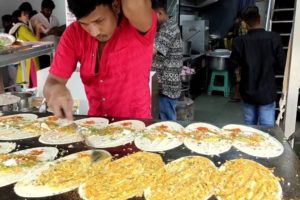 " Hari Dosa " Famous Hyderabadi Dosa Stall | Masala Dosa 40 Rs/ Each | Street Food Loves You